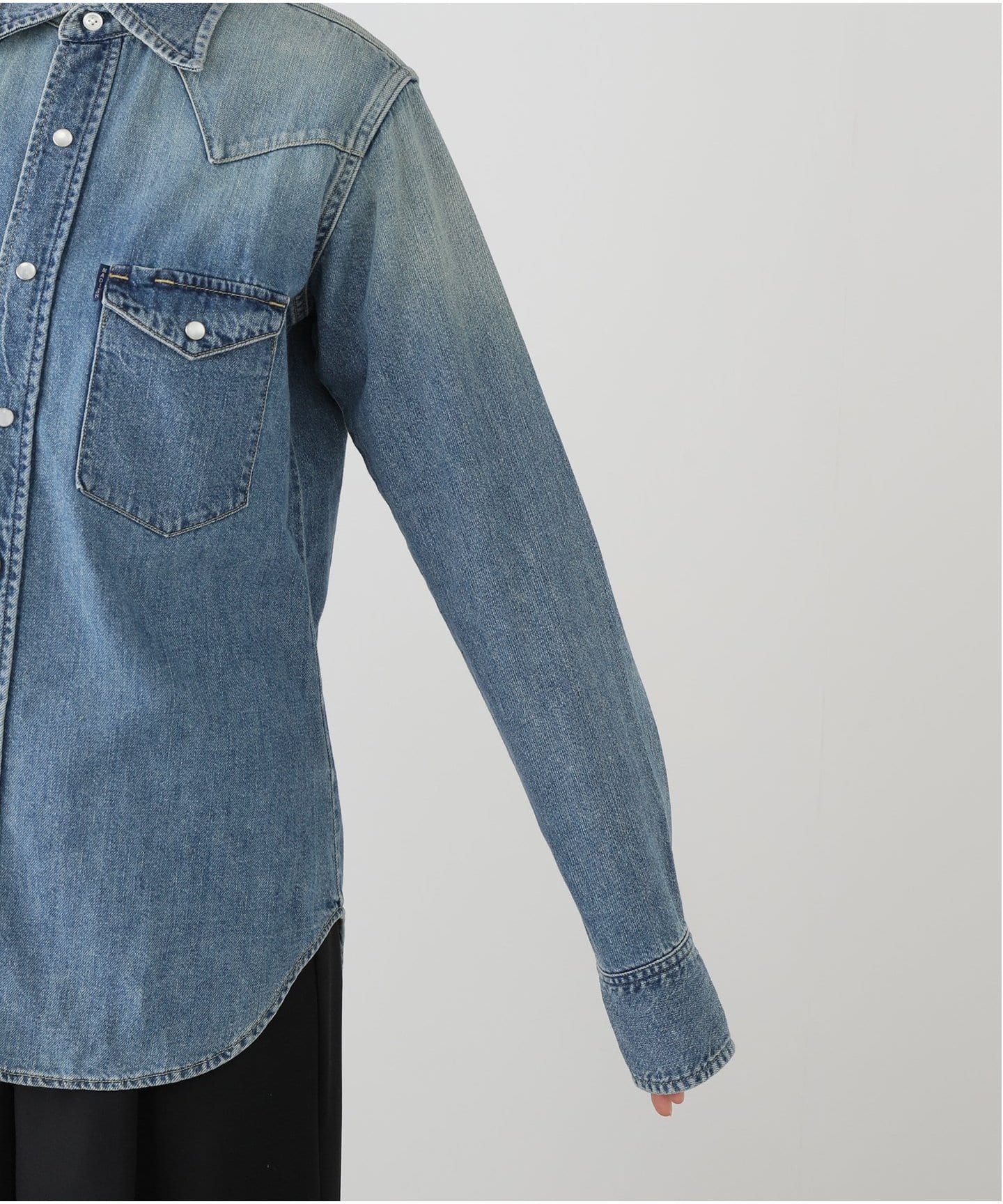 MADISONBLUE/マディソンブルー WESTERN SHIRTS デニムシャツ MB244