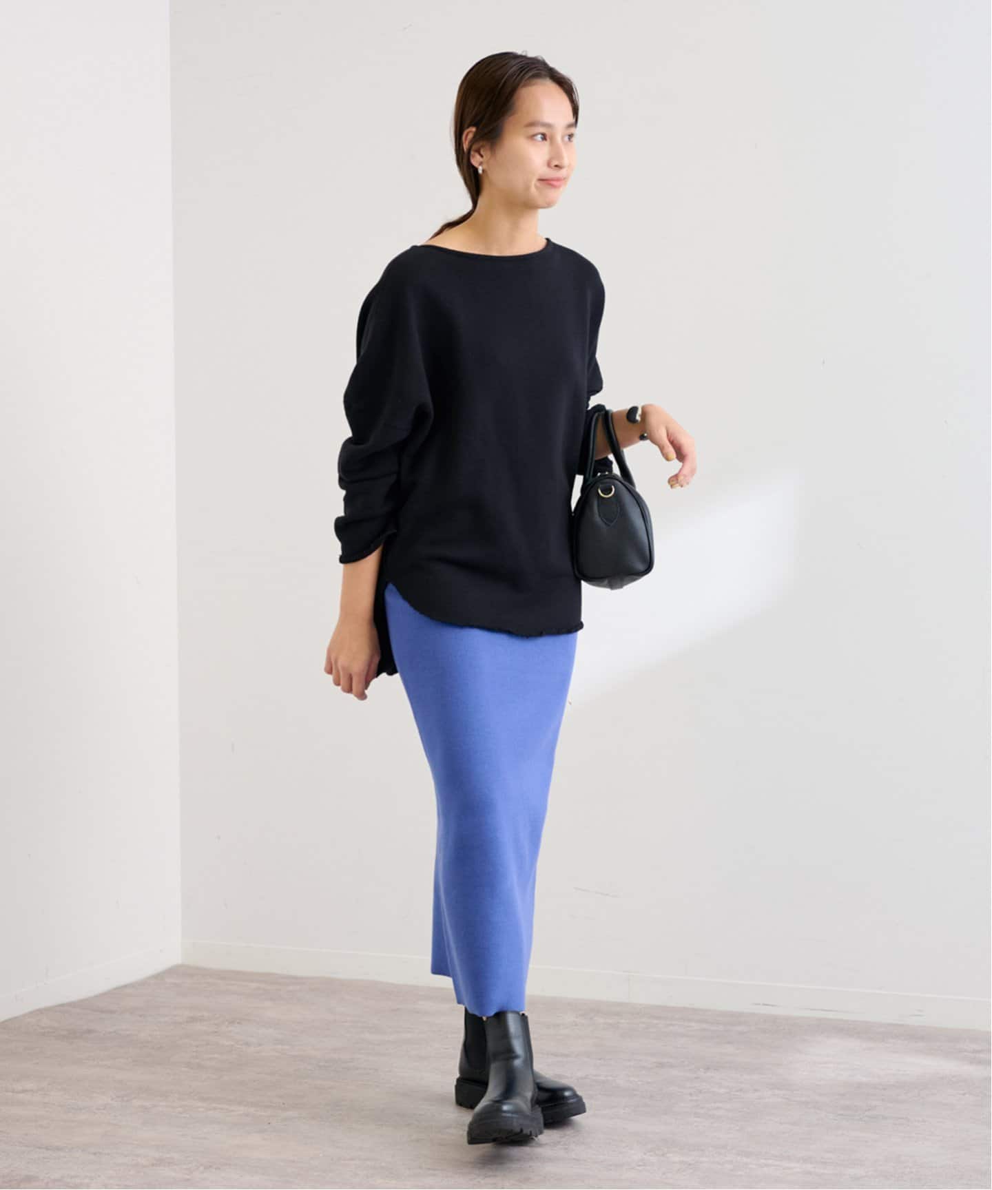 ≪追加≫ダブルジャガードストレートスカート（ロング・マキシ丈