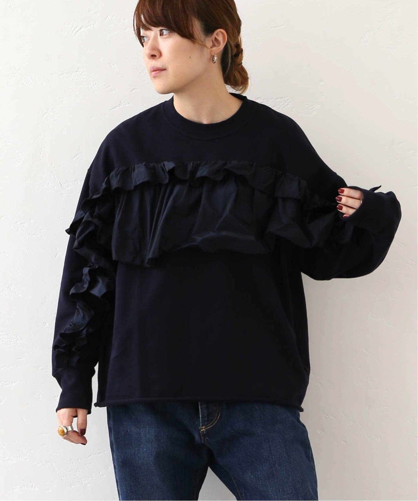 タフタフリルプルオーバー（スウェット）｜journal standard luxe