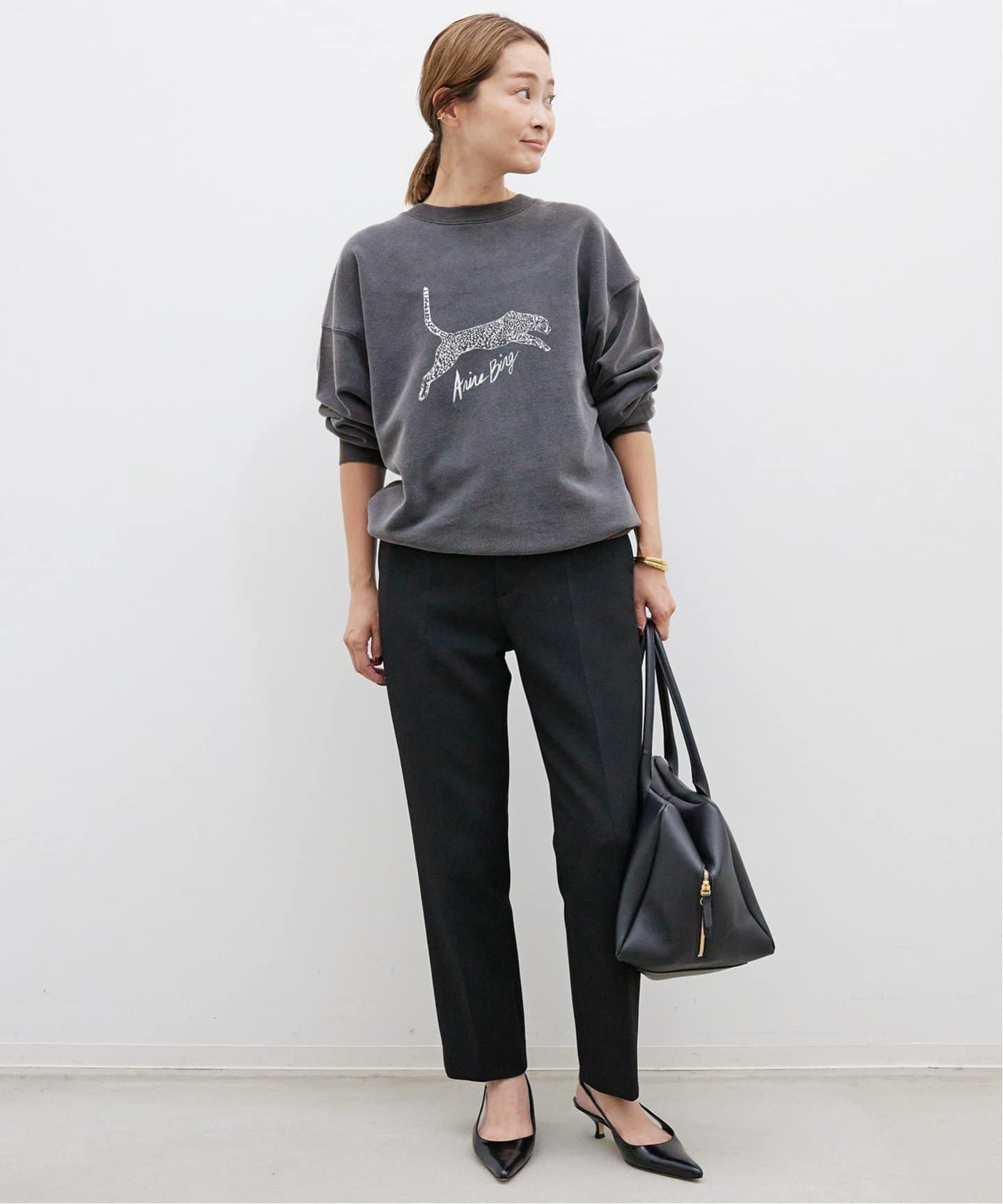 ANINE BING/アニン ビン】LEOPARD SWEAT（スウェット）｜Deuxieme