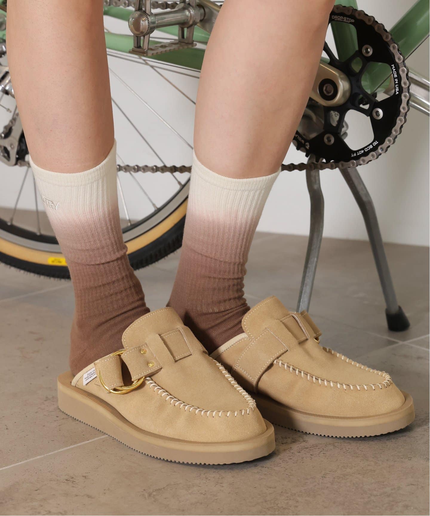 SUICOKE/スイコック】 LEATHER SABO（その他シューズ）｜MUSE de