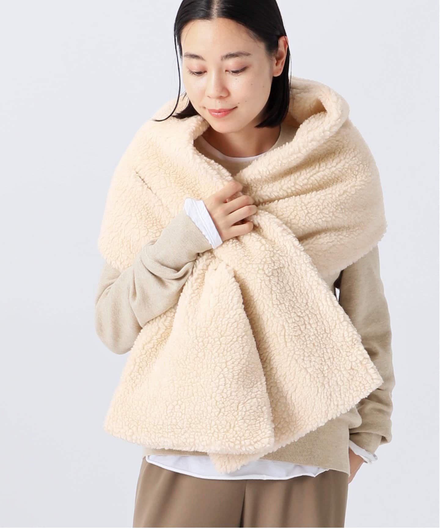 THROW/スロー】ボアショール（マフラー）｜AP STUDIO（エーピー