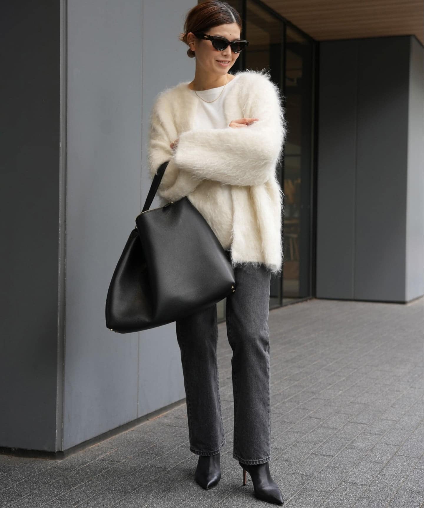 PORTMIX クルーネック カーディガン（カーディガン）｜Deuxieme Classe