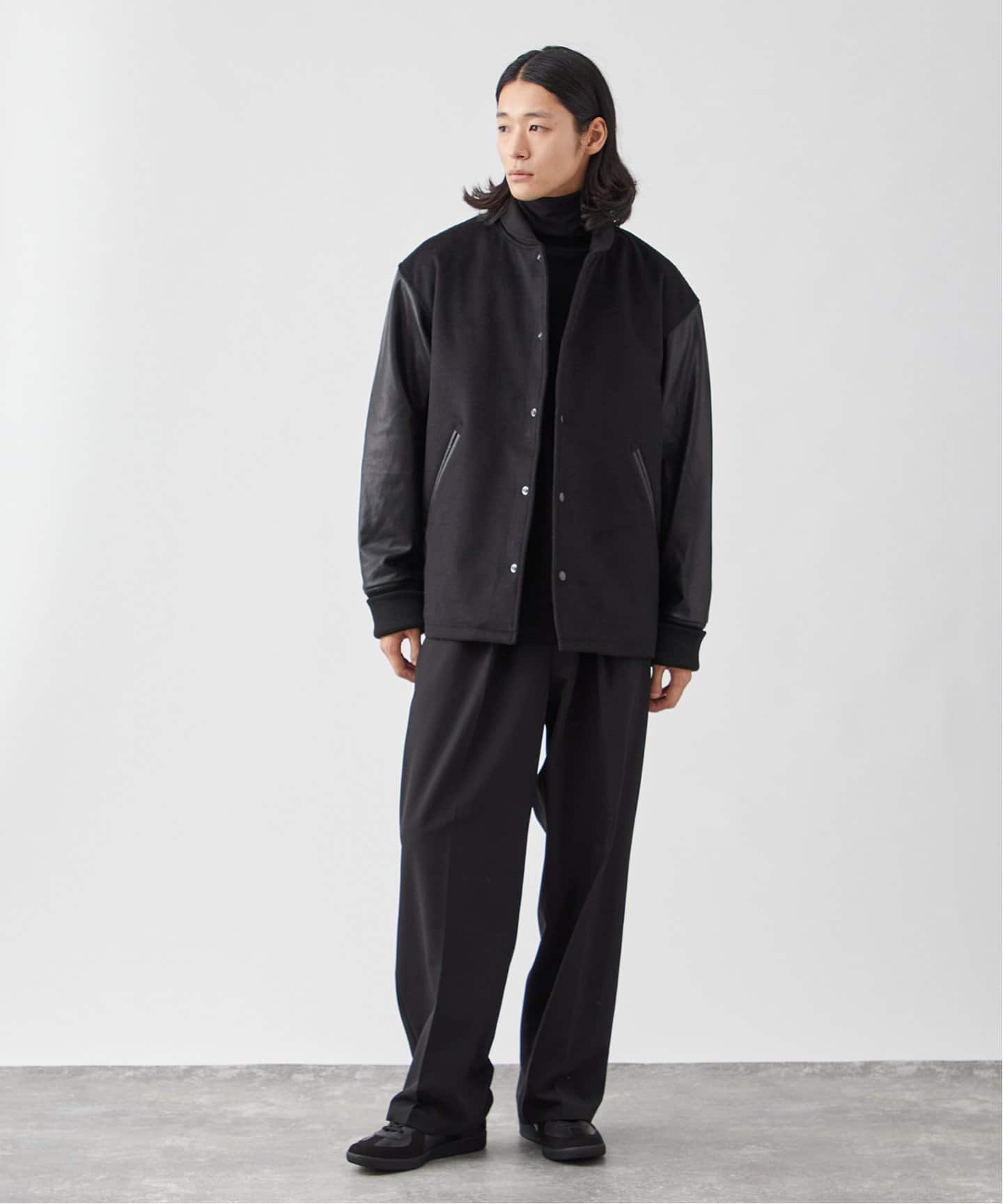 タスマニアウールバーシティジャケット（スタジャン）｜B.C STOCK