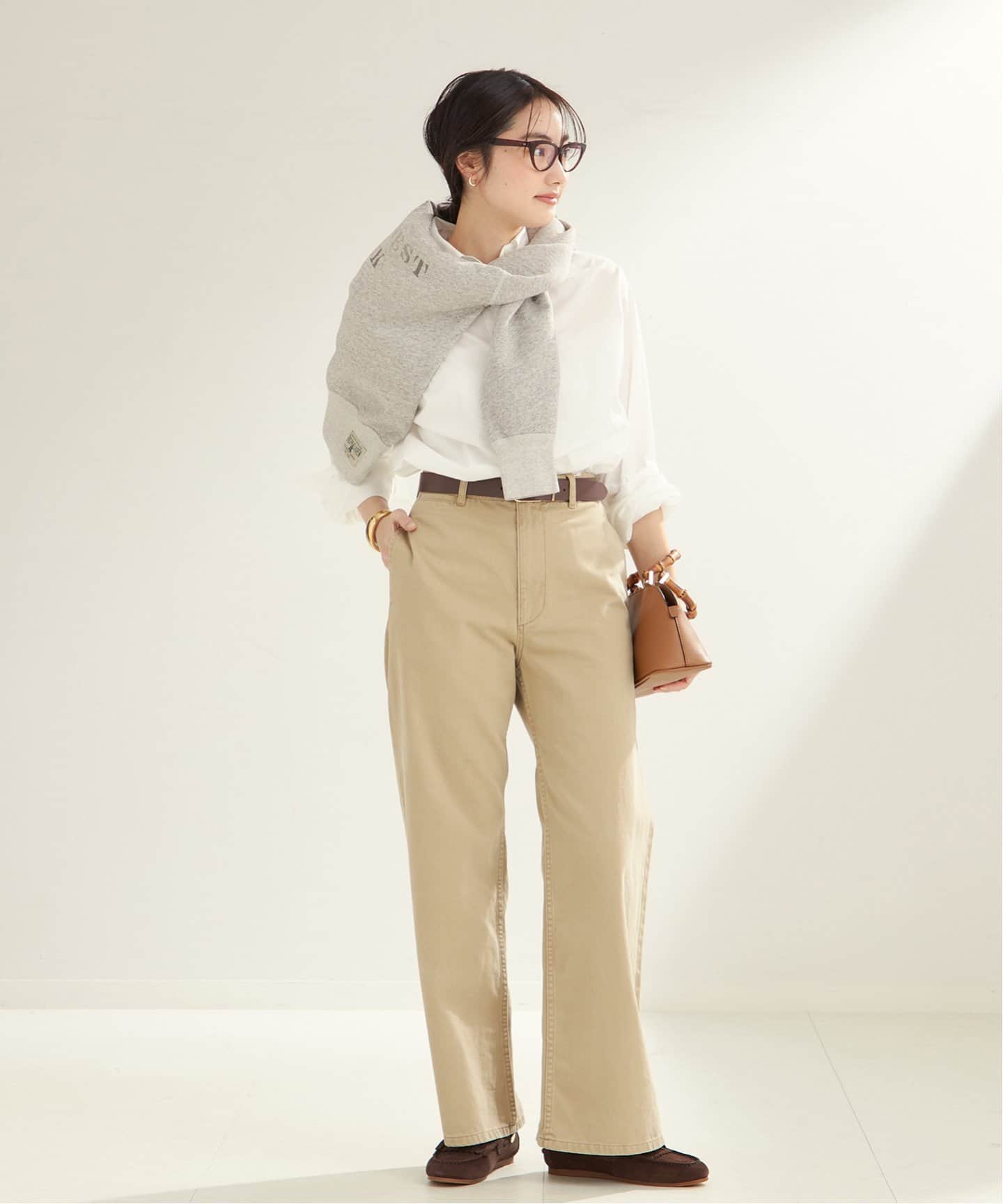 Semi Flared Chino パンツ（スラックス）｜Plage（プラージュ）の通販