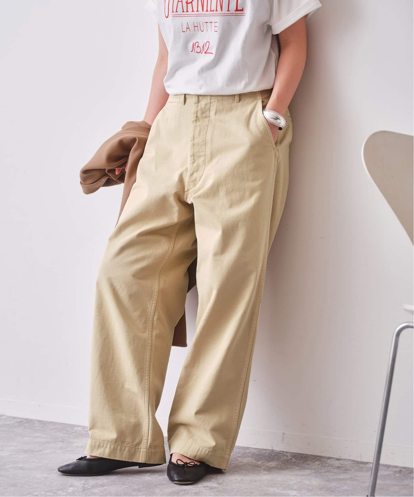 Higuchi×S チノワイドパンツ（チノパンツ）｜Spick and Span（スピック