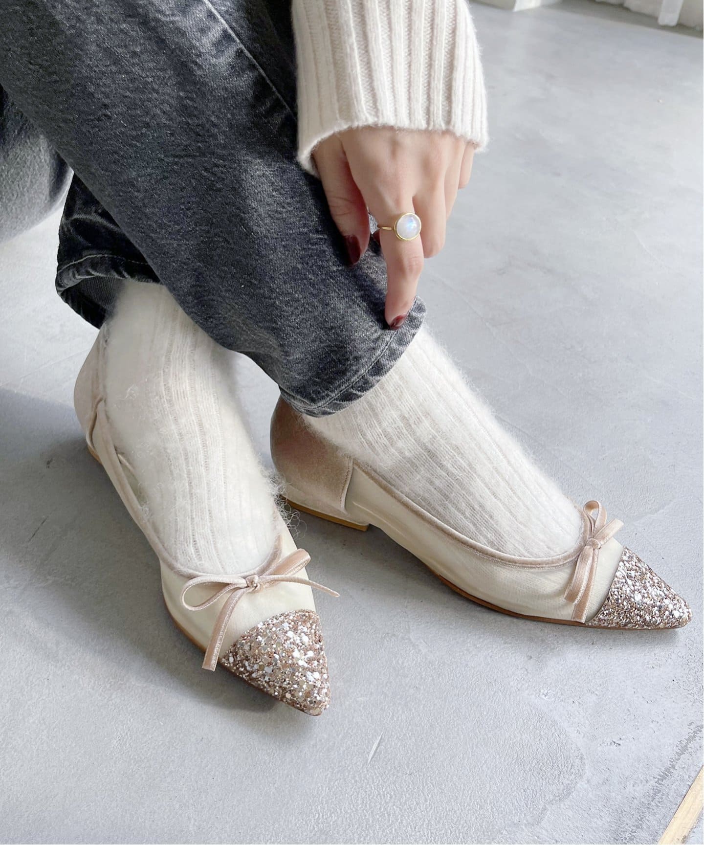 ポインテッドトゥキャップチュールバレエ（バレエシューズ）｜LE TALON