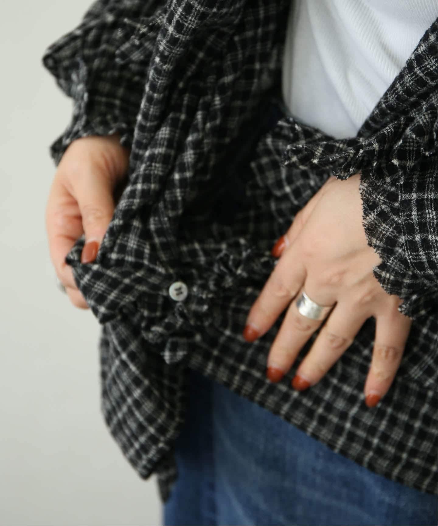 リファイン フリルブラウス（シャツ／ブラウス）｜journal standard