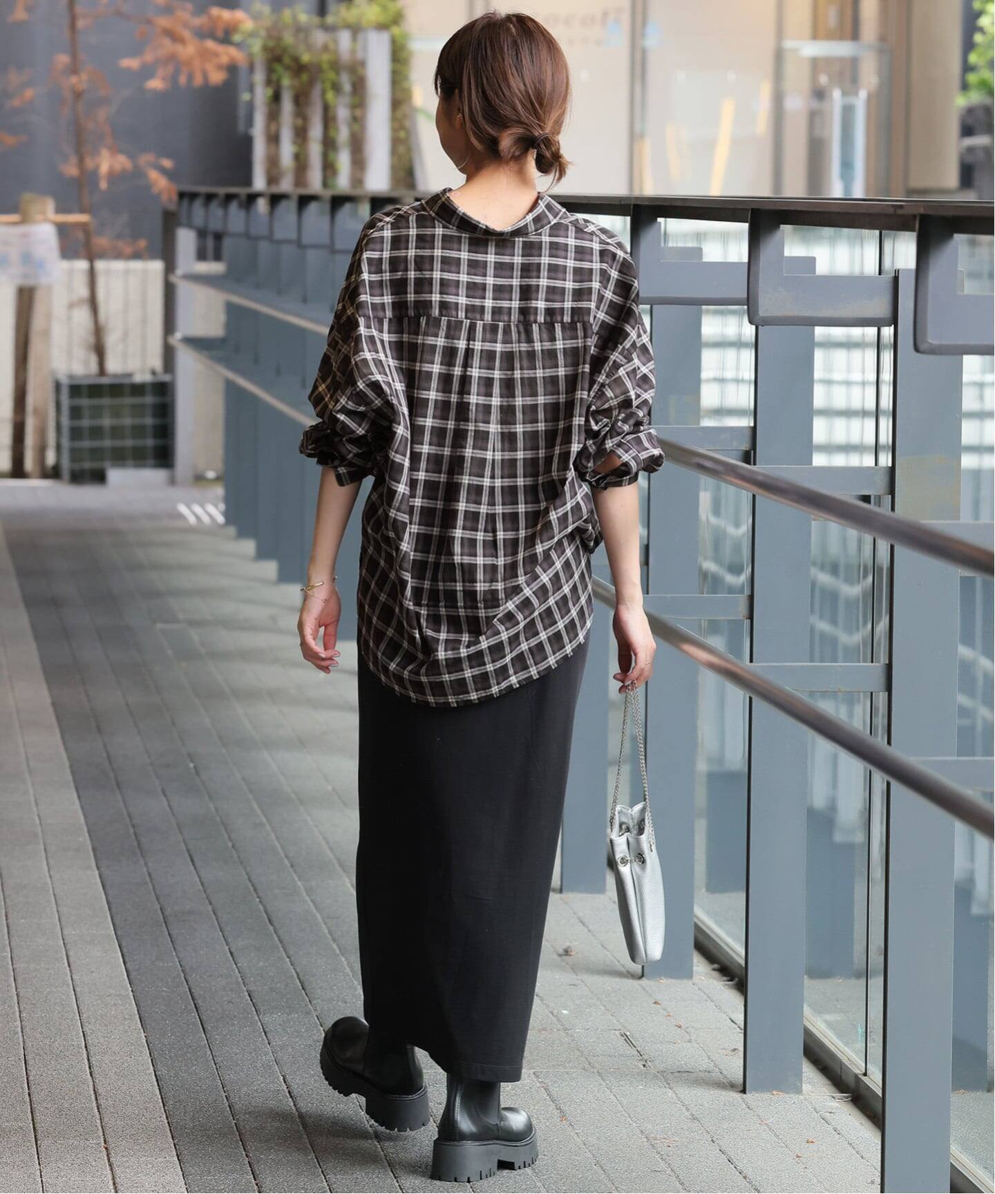 追加2 / 新色》コットンローンチェックオーバーサイズシャツ（シャツ