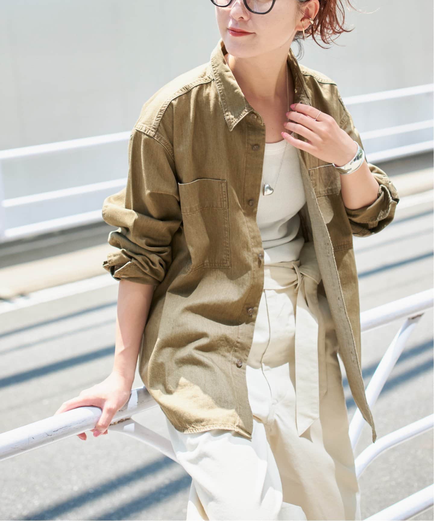 追加》ライトオンスデニムシャツ（シャツ／ブラウス）｜Spick and Span