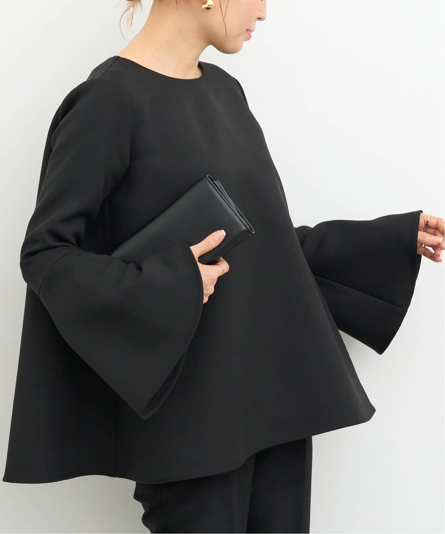 CELERI BELL SLEEVE プルオーバー（シャツ／ブラウス）｜Deuxieme