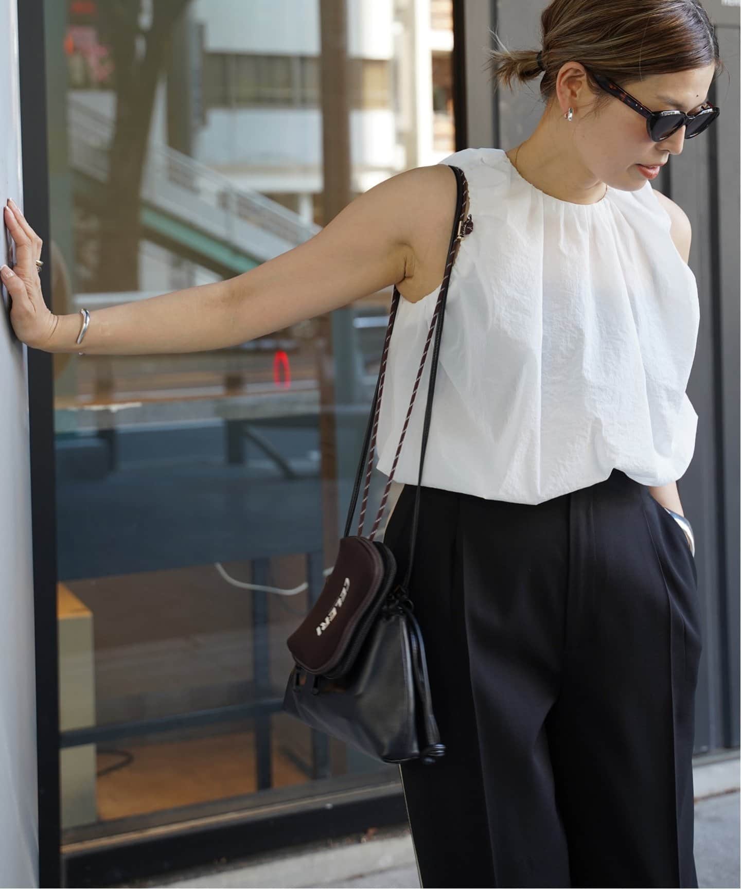 CELERI/セルリ】GATHER ショートトップス（シャツ／ブラウス