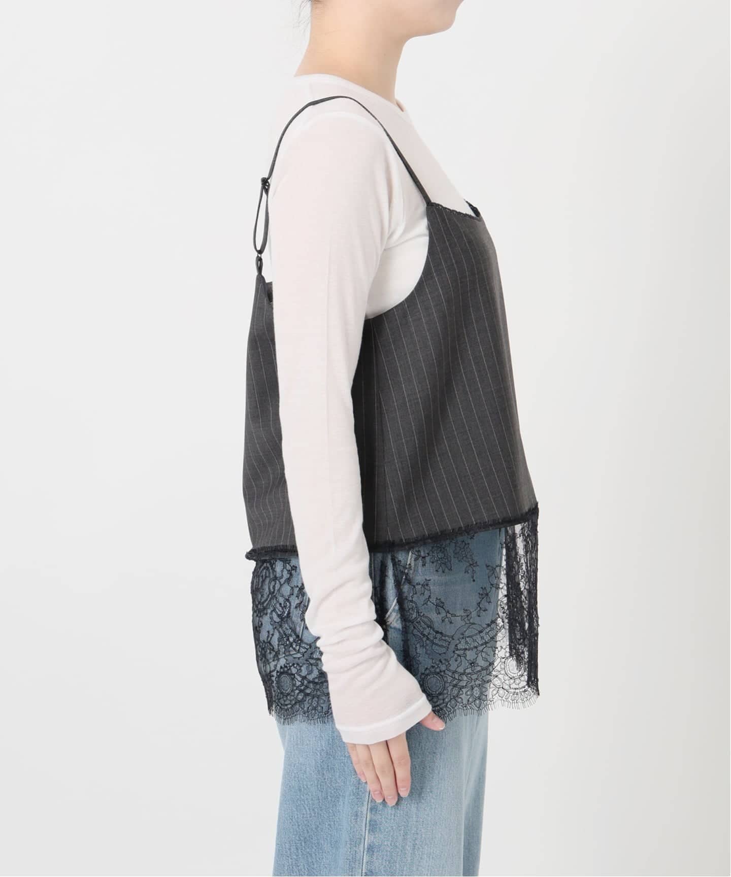 レースヘムキャミソール（シャツ／ブラウス）｜IENA（イエナ）の通販