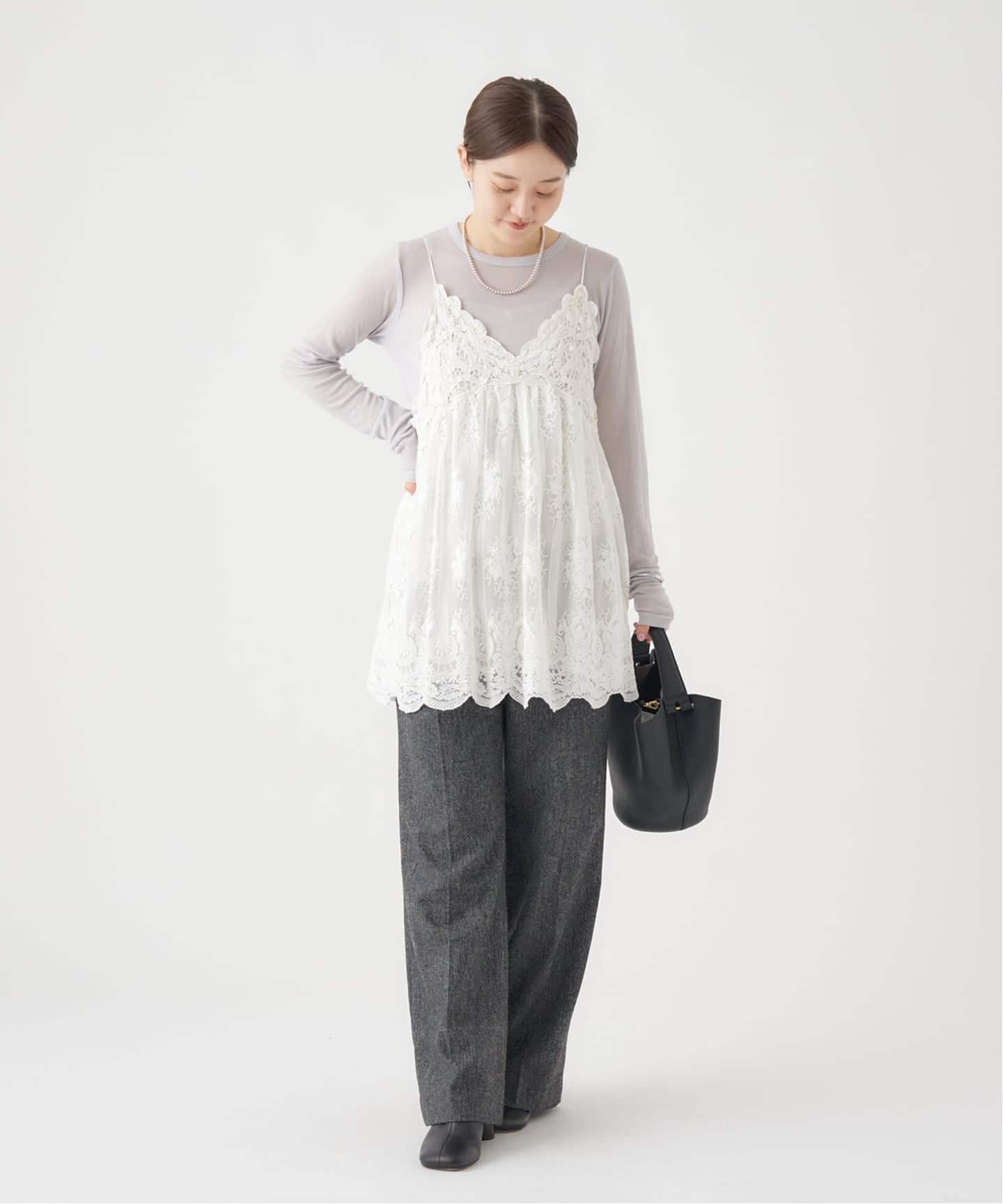 追加》アンティークチュールバテンキャミ（シャツ／ブラウス）｜IENA