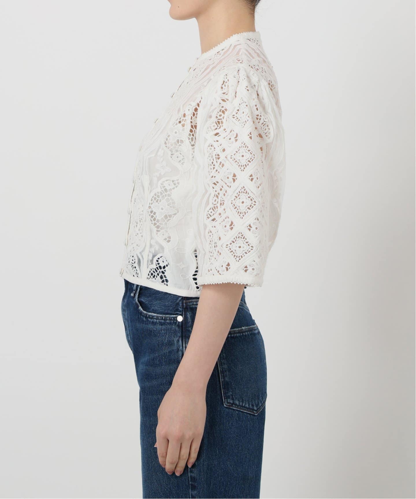 IENA LA BOUCLE エンブロイダリーブラウス（シャツ／ブラウス）｜IENA