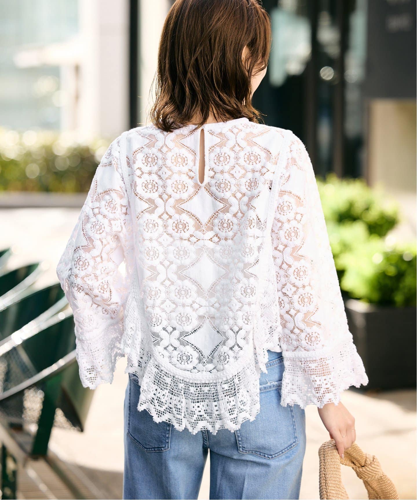 リバーレースブラウス（シャツ／ブラウス）｜SLOBE IENA（スローブ