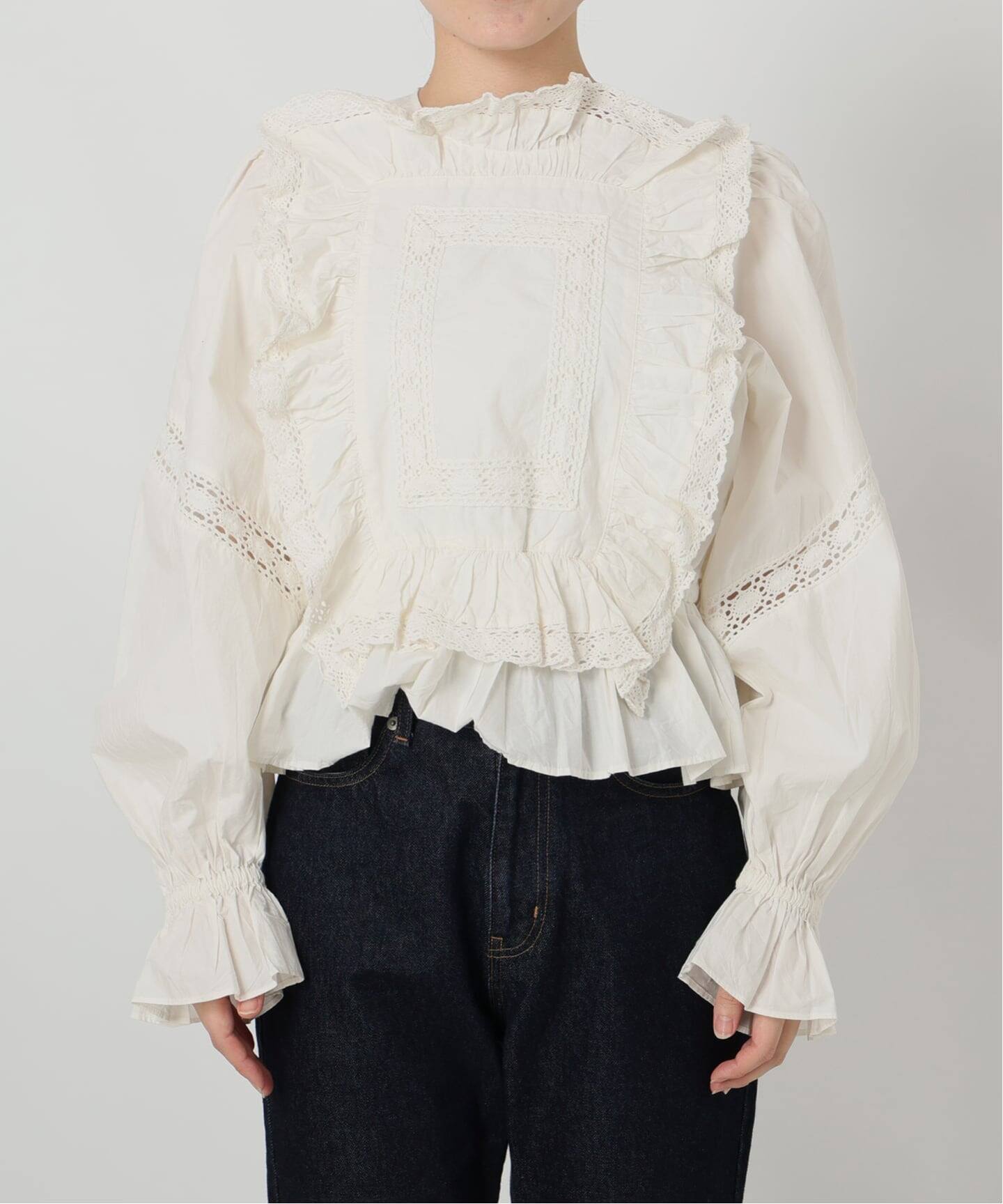 crinkle crinkle crinkle pillow case blouse CC-4027（シャツ