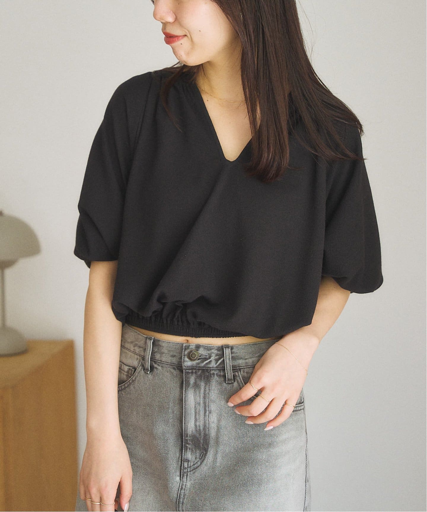 gather mini ブラウス（シャツ／ブラウス）｜Plage（プラージュ）の