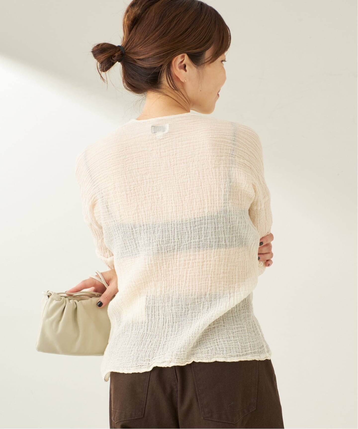 LES ATELIERS FRANCAIS DE CONFECTION 別注 BTN VN ブラウス（シャツ