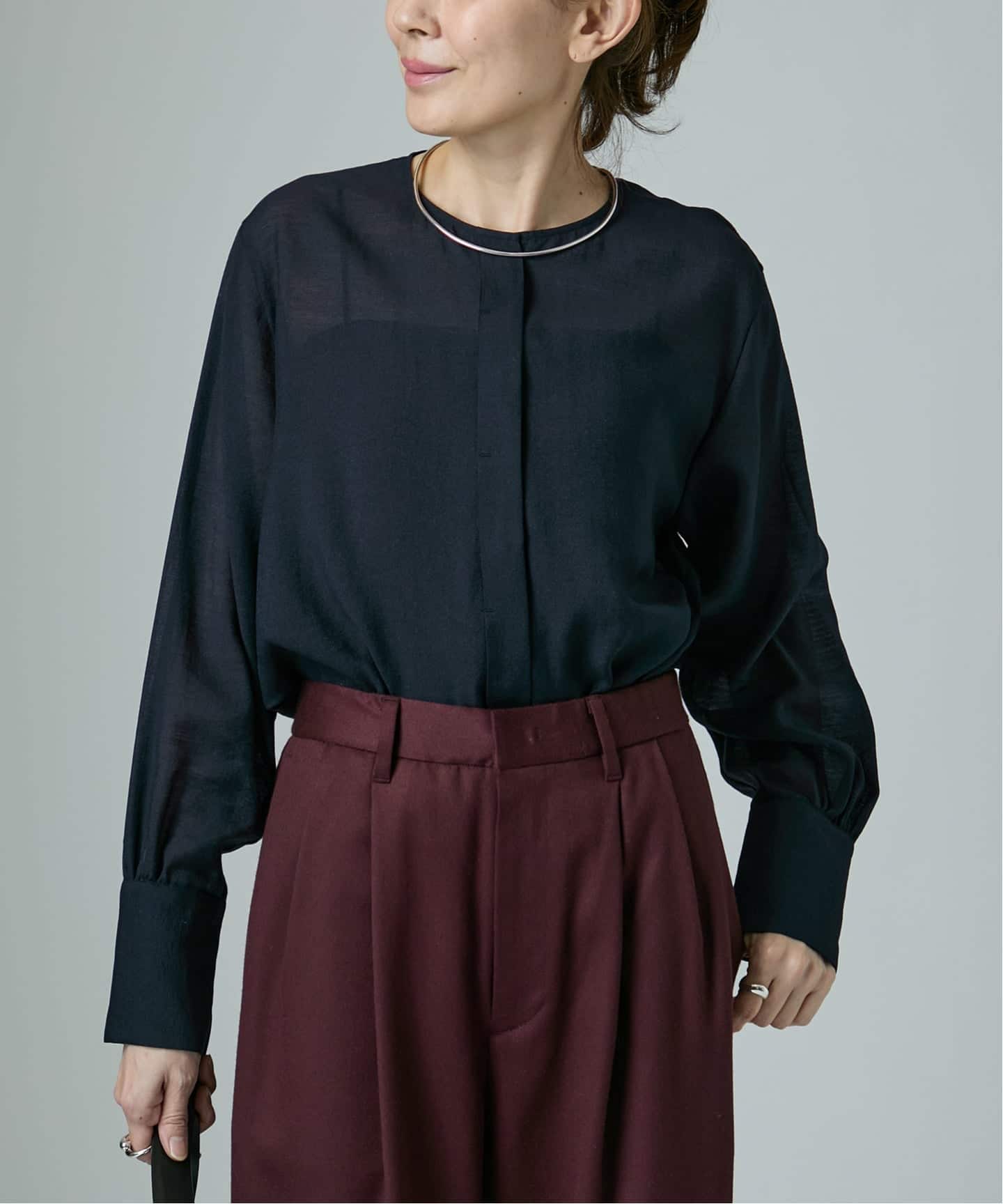 追加4》シアーブラウス（シャツ／ブラウス）｜VERMEIL par iena