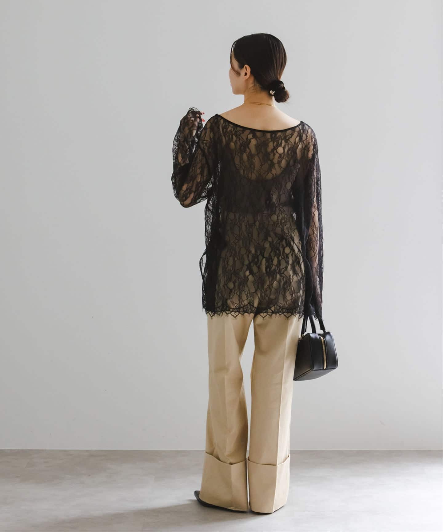 追加》サラサシアーレースブラウス（シャツ／ブラウス）｜NOBLE