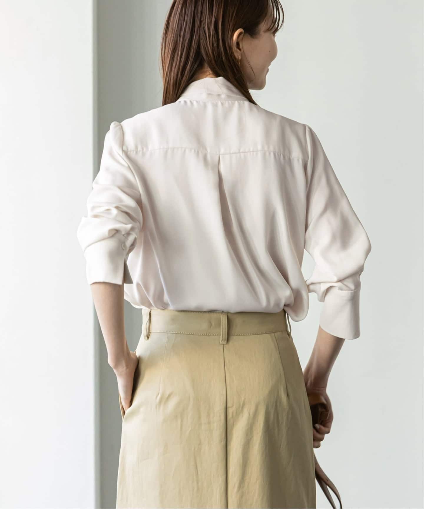 WEB限定追加》ロイヤルサテンボウタイブラウス 4（シャツ／ブラウス