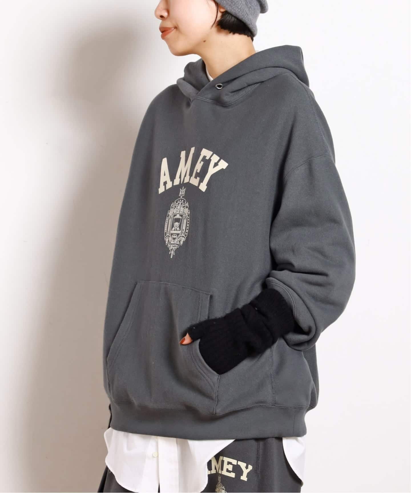 AMERICANA/アメリカーナ】AMEY emblem HOODIE PULLOVER（パーカー