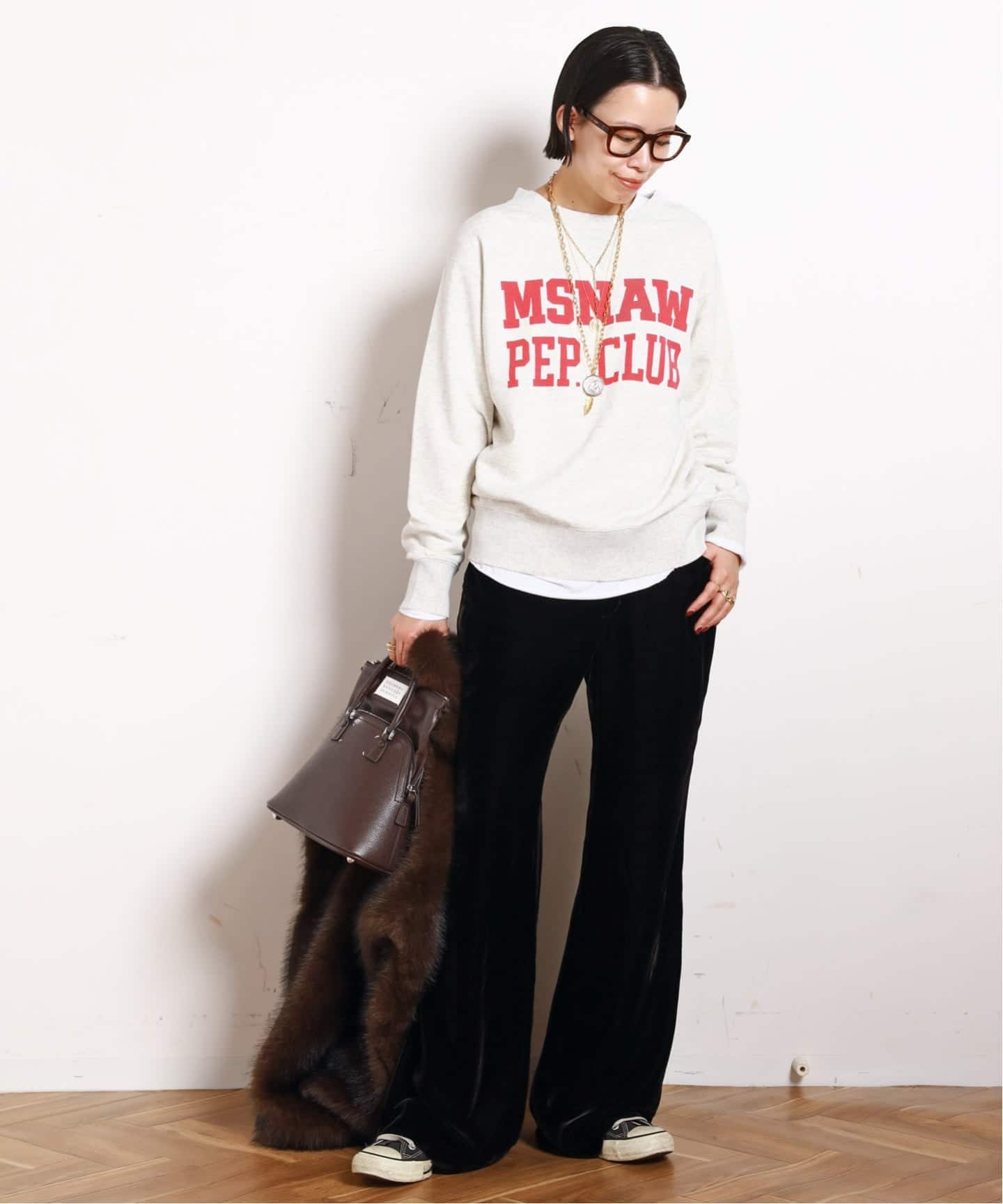 athletic wear MASON】別注カレッジスウェット（Tシャツ／カットソー