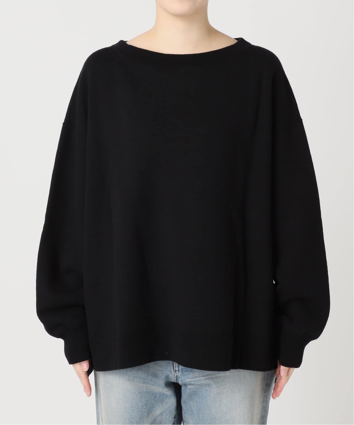 ≪一部カラーWEB限定 / 追加≫ボートネックワイドスウェット 3