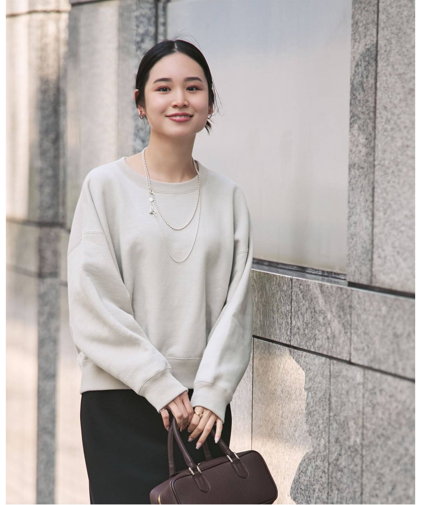 追加》ナッピングオーバーニュアンススウェット（スウェット）｜NOBLE