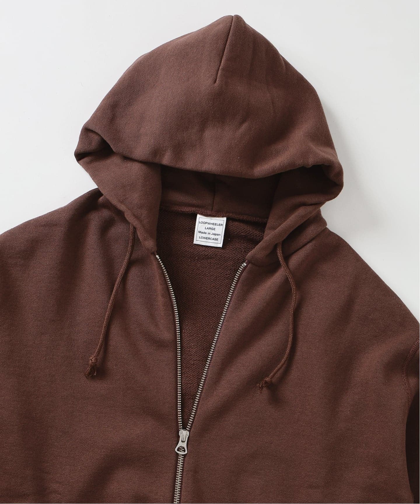 LOOPWHEELER × LOWERCASE for EDIFICE ライトツリウラケ ジップ