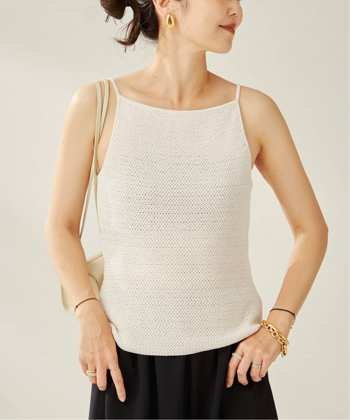 le / ル CROCHET BACK POINT トップス（ニット／セーター）｜Plage