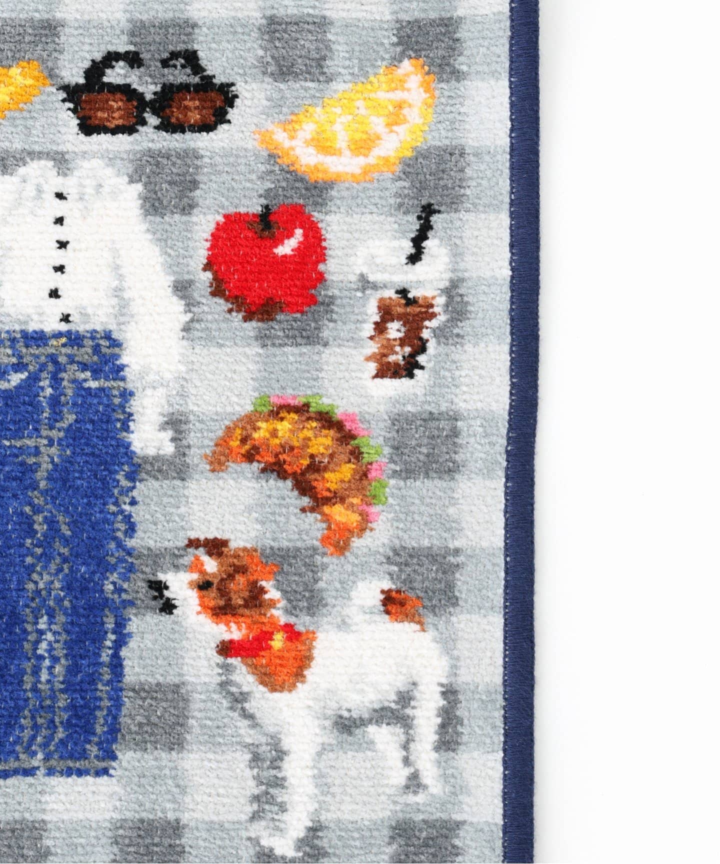 FEILER/フェイラー】別注 PIQUE-NIQUE IENA 25*25（ネイビー