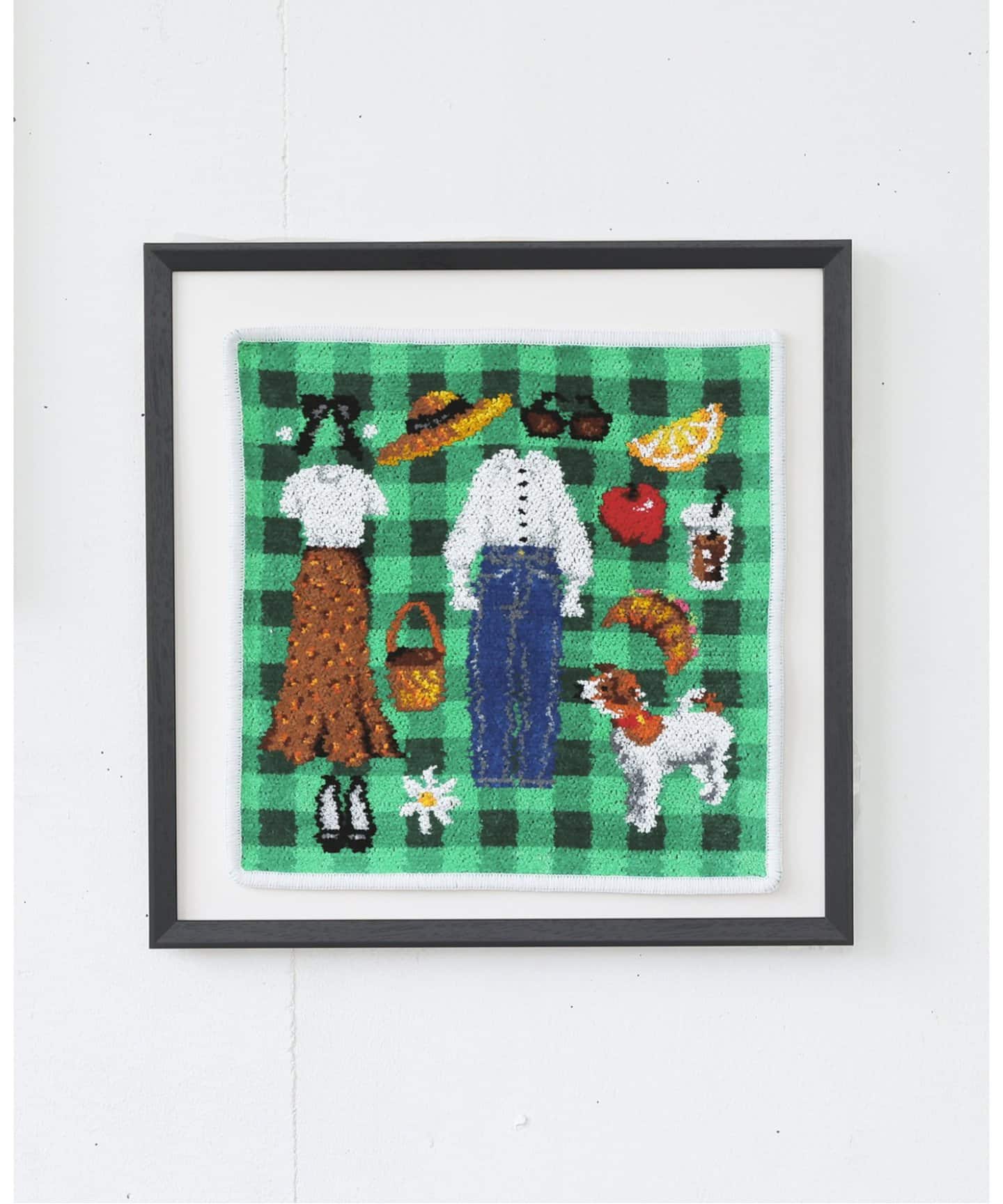 FEILER/フェイラー】別注 PIQUE-NIQUE IENA 25*25（ホワイト