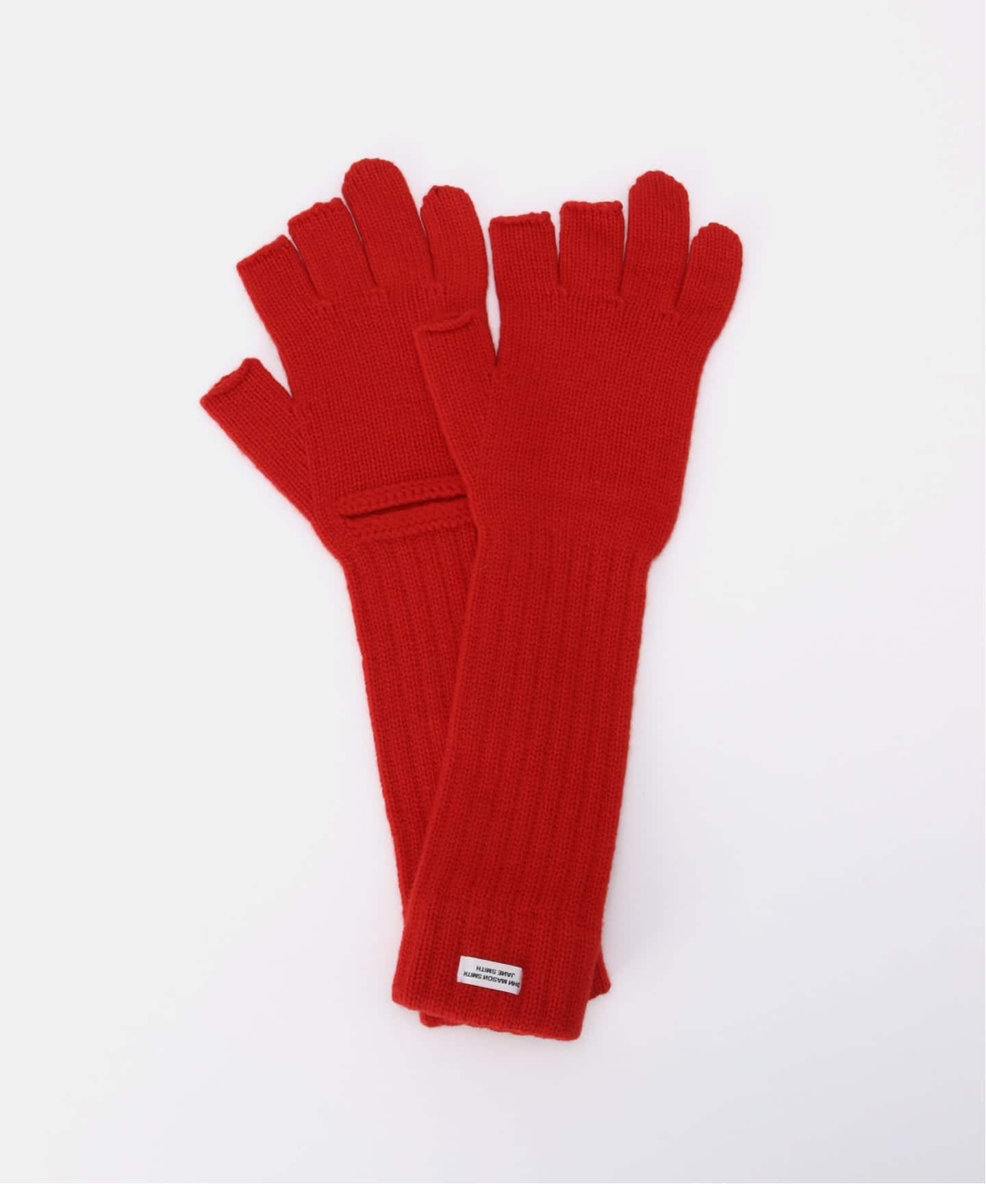 JANE SMITH 5G THREE FINGERLESS KNIT GLOVES（手袋）｜BOICE FROM
