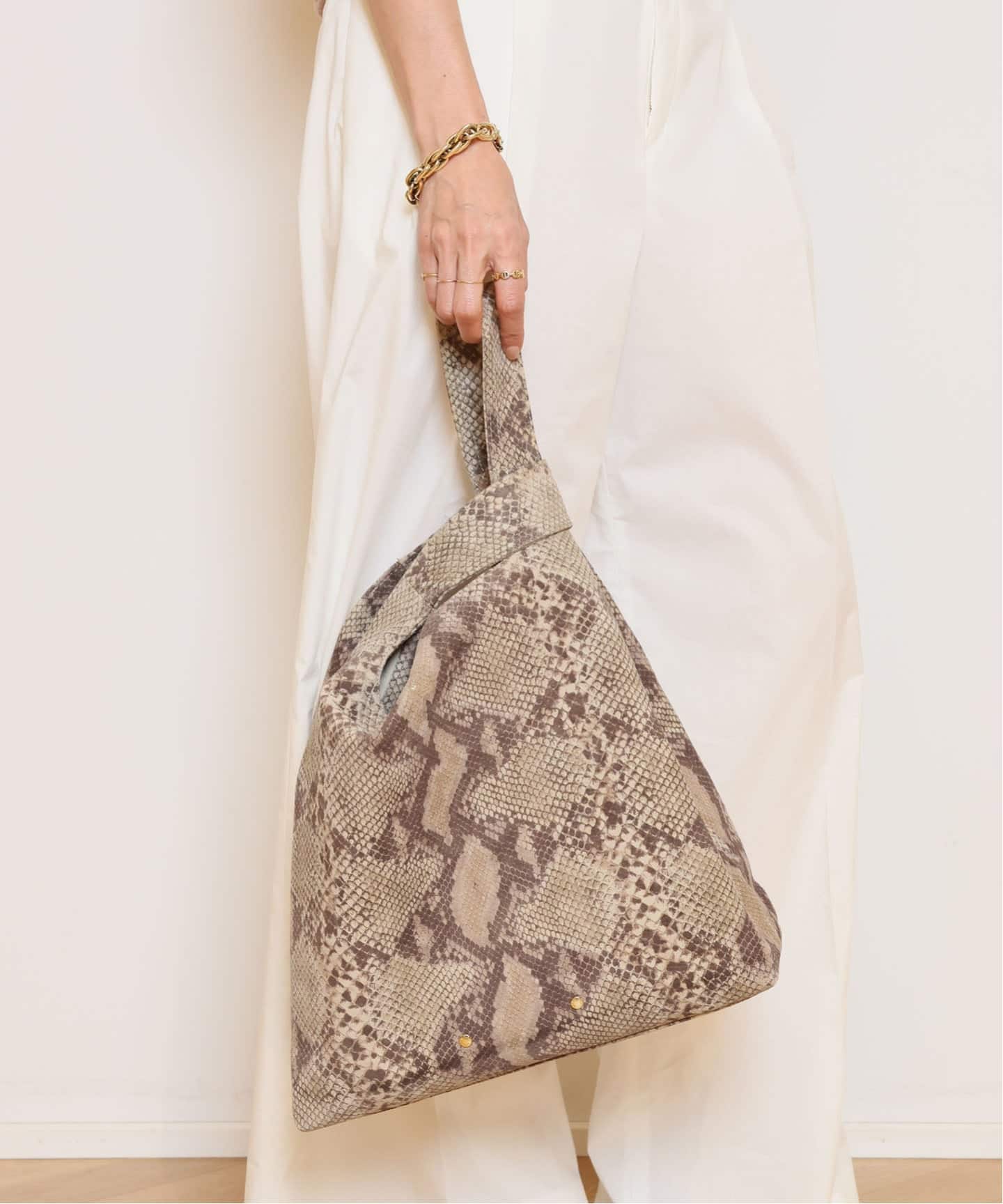 SITA PARANTICA/シータパランティカ】PYTHON PRINT SUEDE バッグ