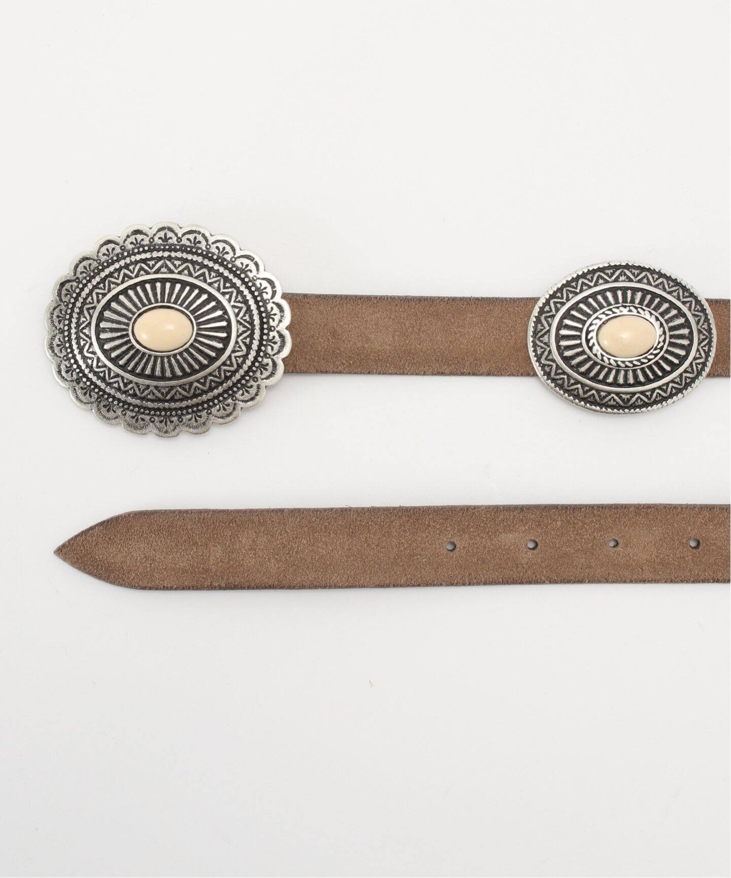 PUNTOVITA/プントヴィータ】BIG CONCHO BELT（ベルト）｜Deuxieme