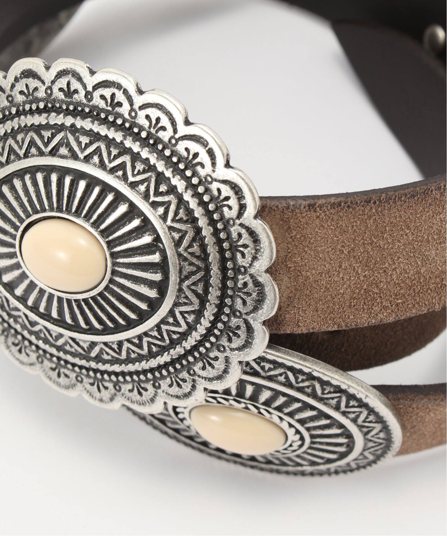 PUNTOVITA/プントヴィータ】BIG CONCHO BELT（ベルト）｜Deuxieme