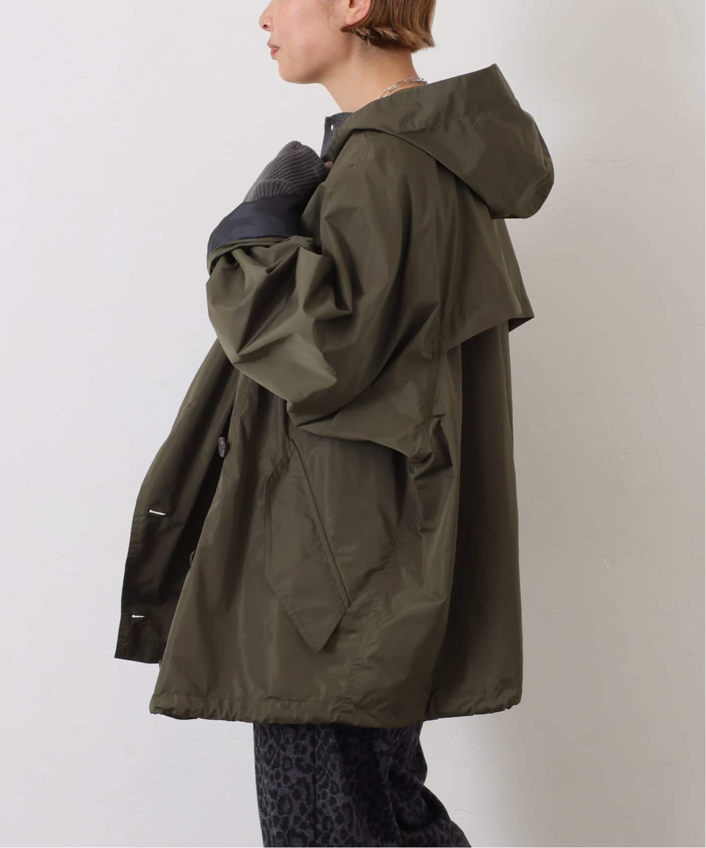 ナイロンハーフコート（フードコート）｜journal standard luxe