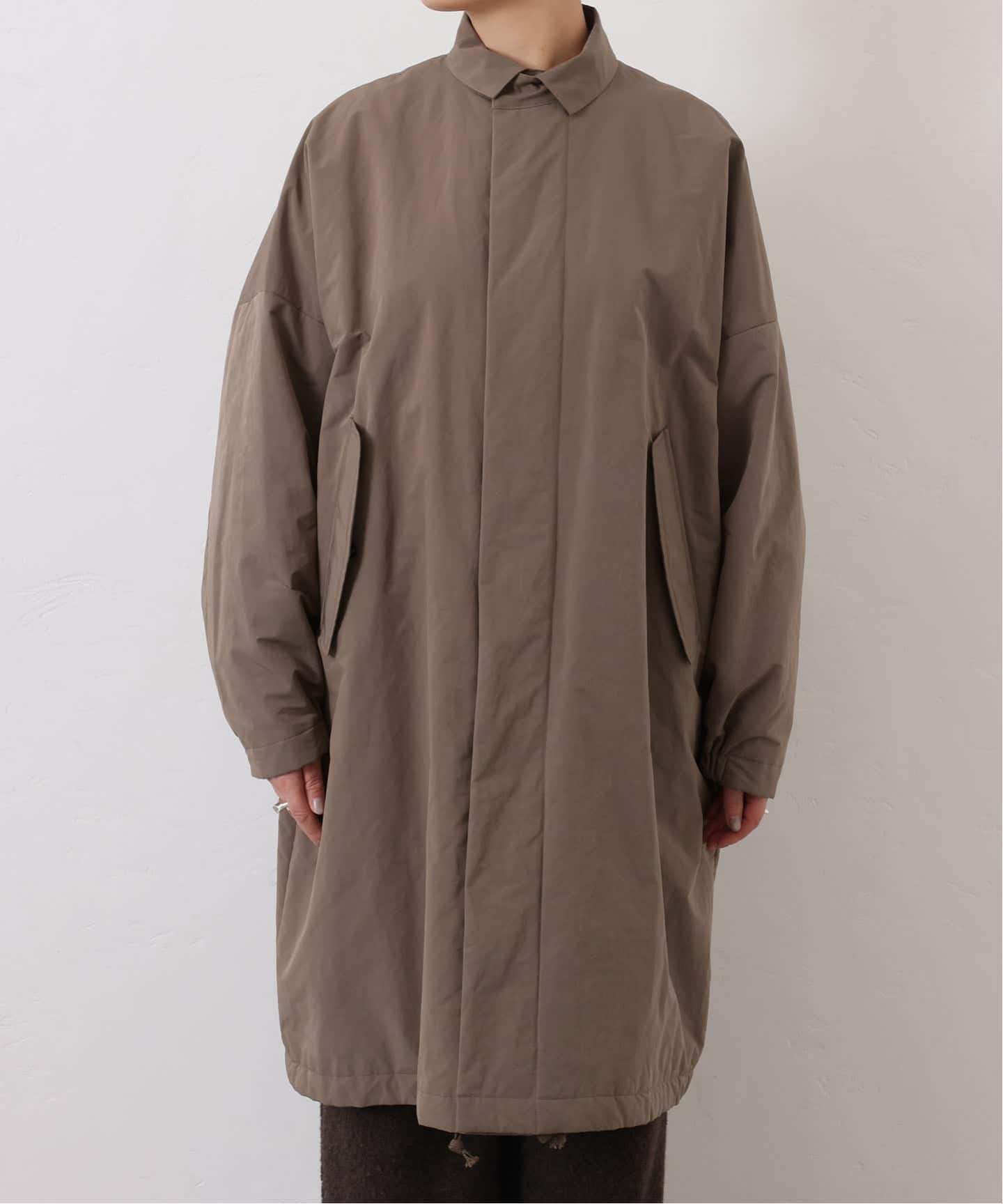 ウェザースタンドカラーコート（中綿・キルティング）｜journal