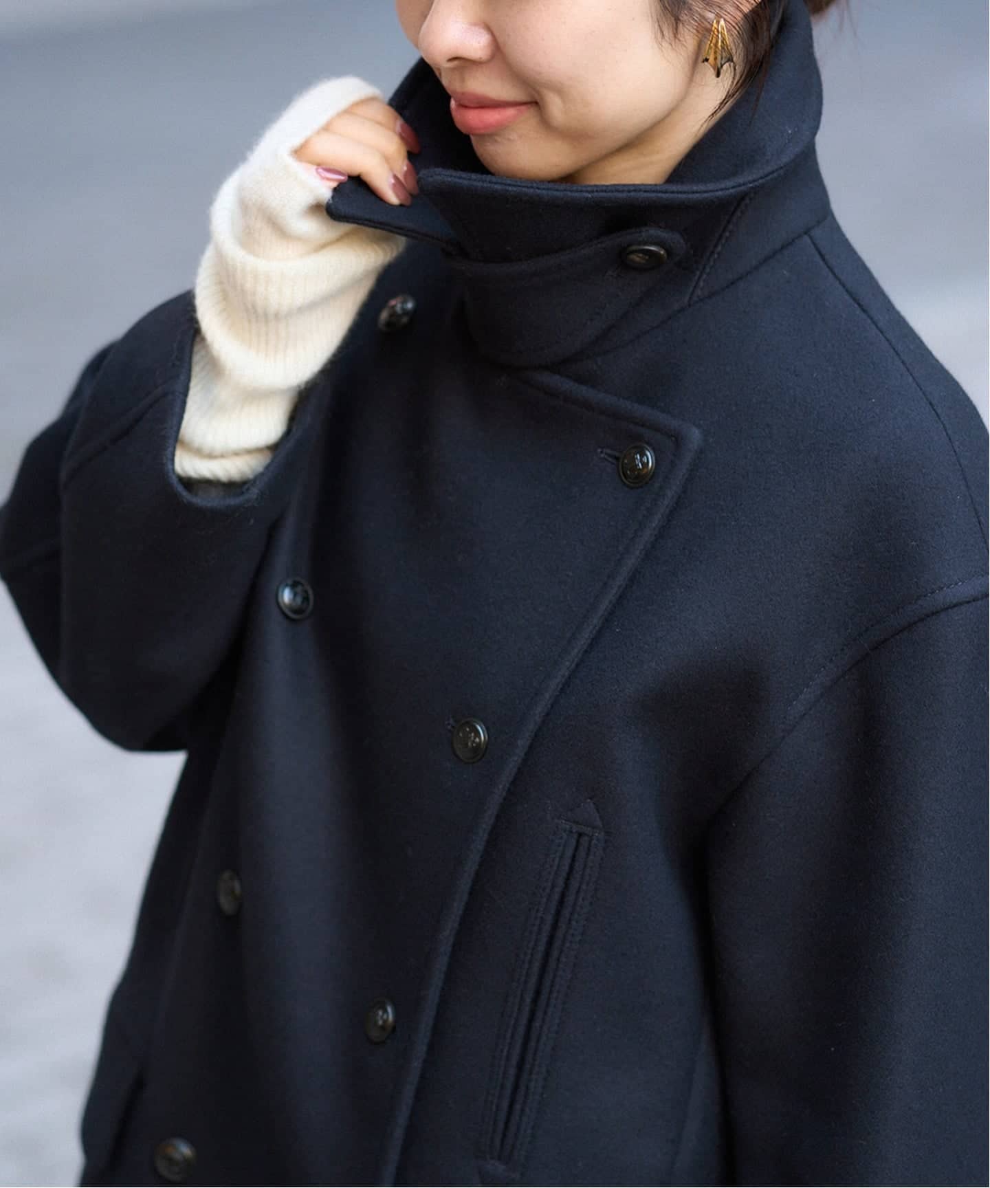 メルトンウール ピーコート（ピーコート）｜IENA（イエナ）の通販