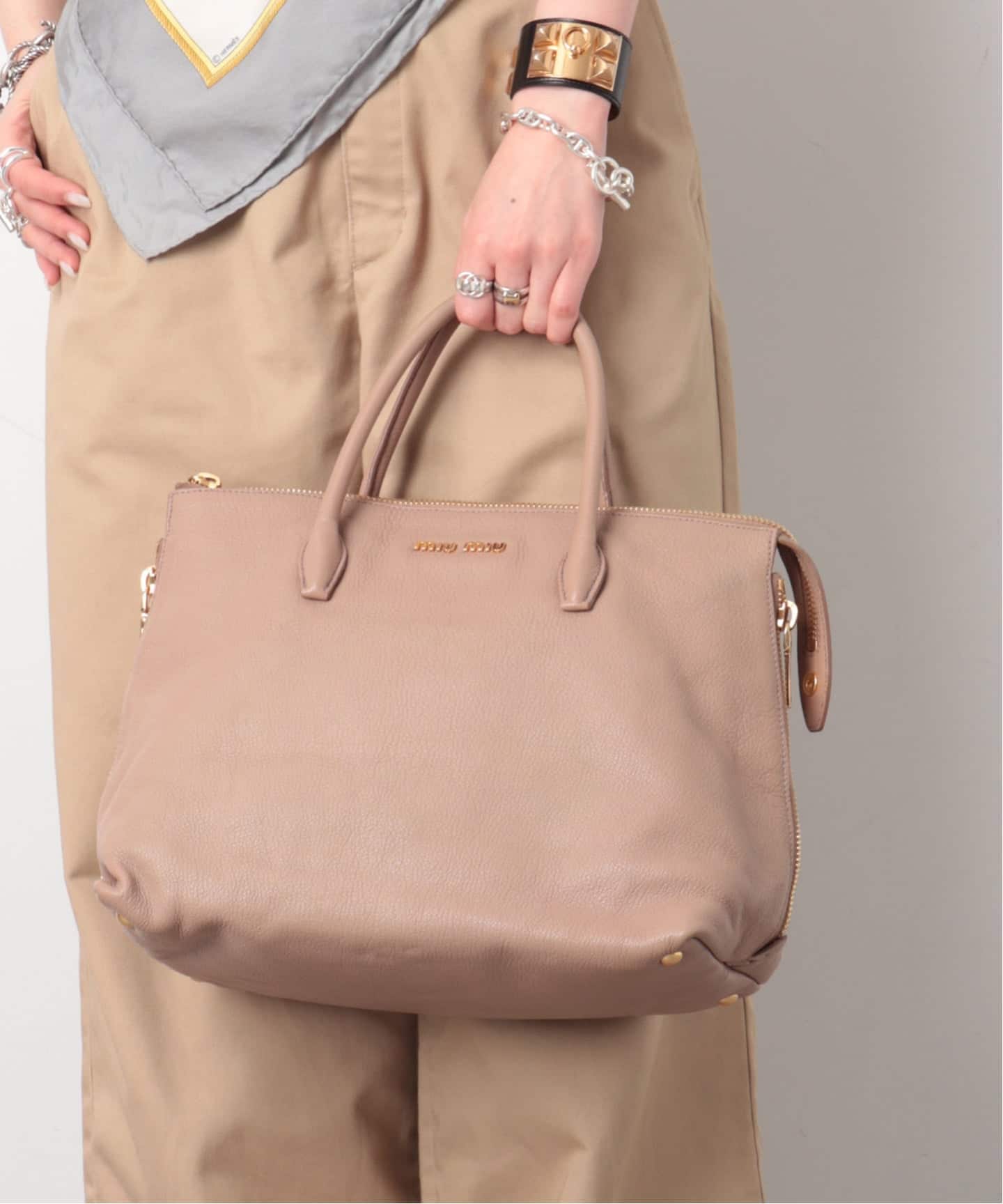 MIU MIU/ミュウミュウ】2way tote bag（トートバッグ）｜ENSEMBLE