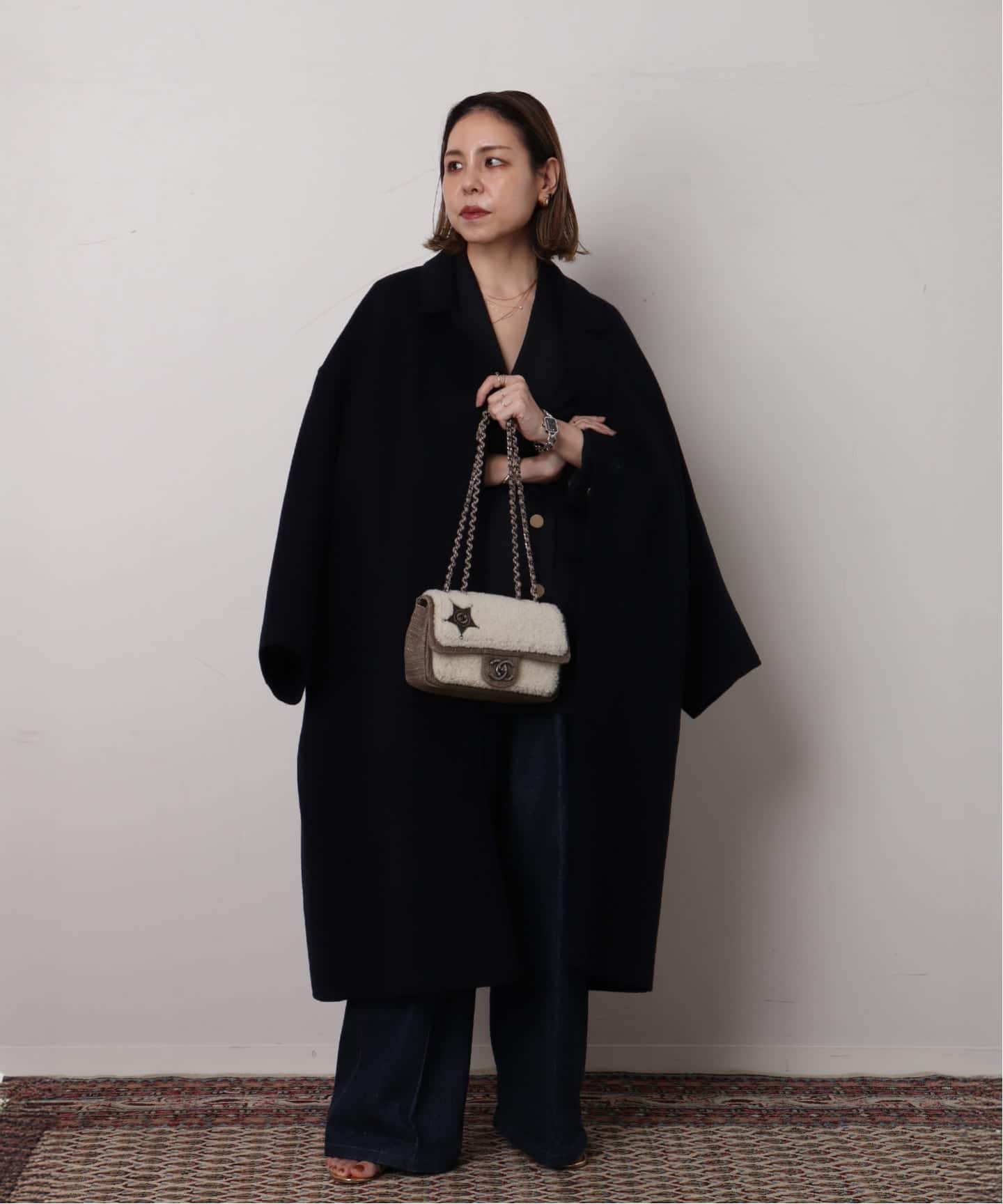 VINTAGE CHANEL/シャネル】Paridalas チェーンショルダーバッグ mouton