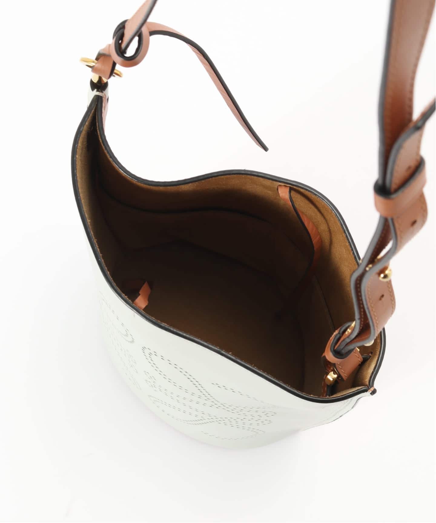 VINTAGE LOEWE/ロエベ】 Gate bucket shoulder puncing anagram