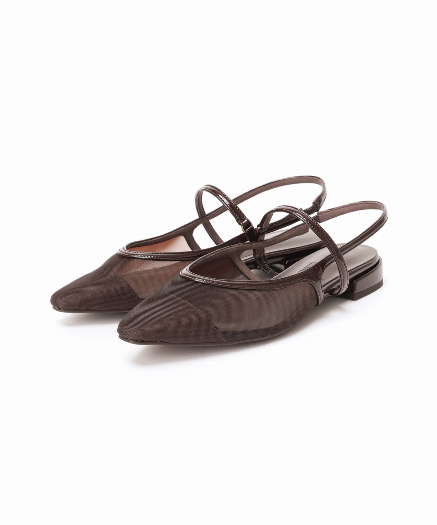 シアーストラップスリングバック（フラットシューズ）｜LE TALON（ル