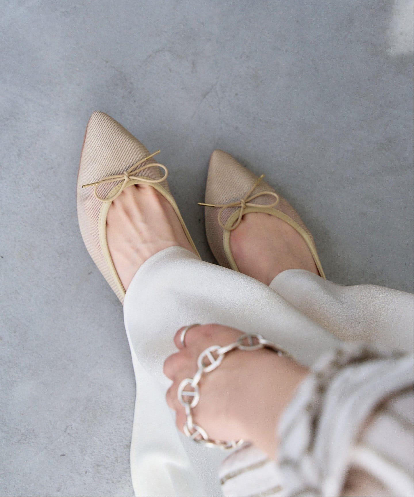 ポインテッドギャザーネットバレエ（バレエシューズ）｜LE TALON（ル