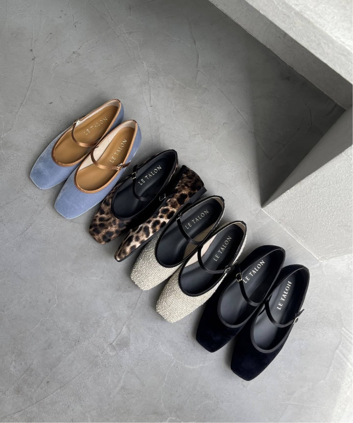 追加2》スクエアソフトメリージェーン（フラットシューズ）｜LE TALON