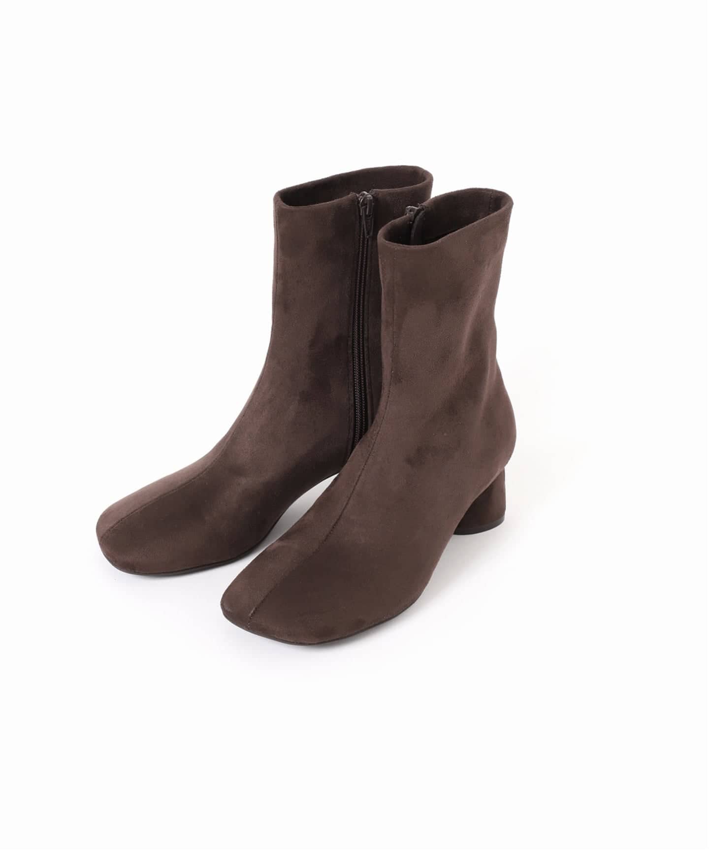 追加》4.5cmオブリークショートブーツ（ブーティ・ショートブーツ