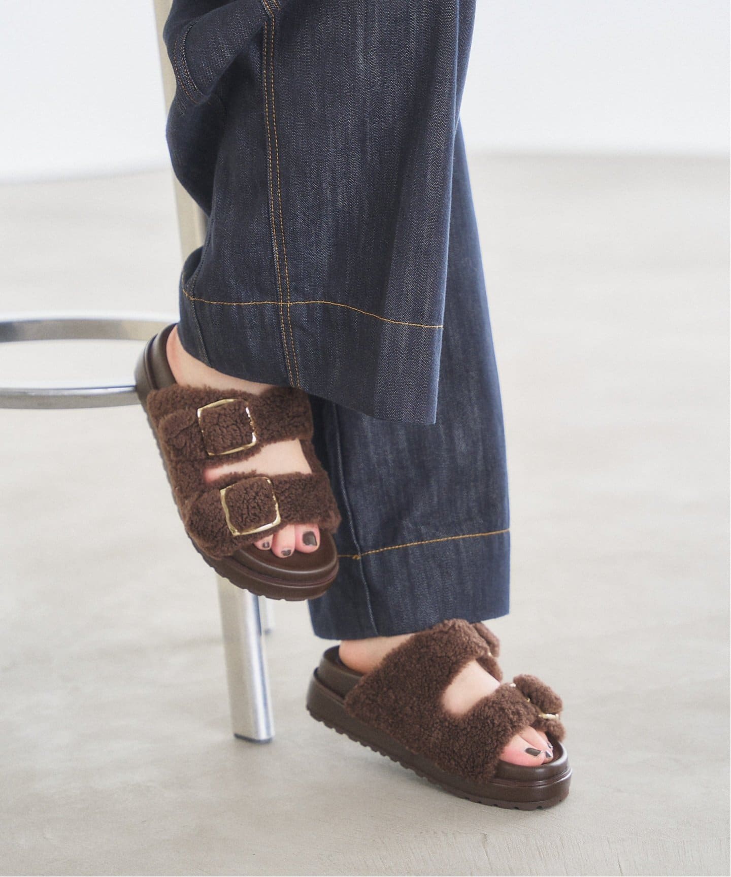 レザーボアベルトサンダル（サンダル）｜LE TALON（ル タロン）の通販