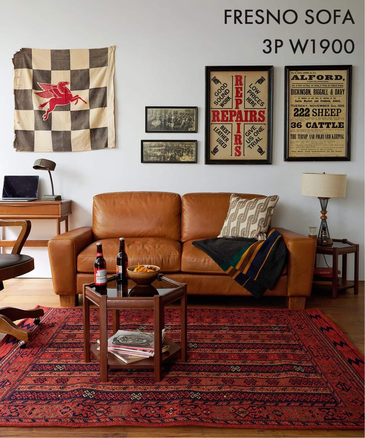 大型商品》FRESNO SOFA 3P 2nd フレスノソファ（ソファ）｜ACME